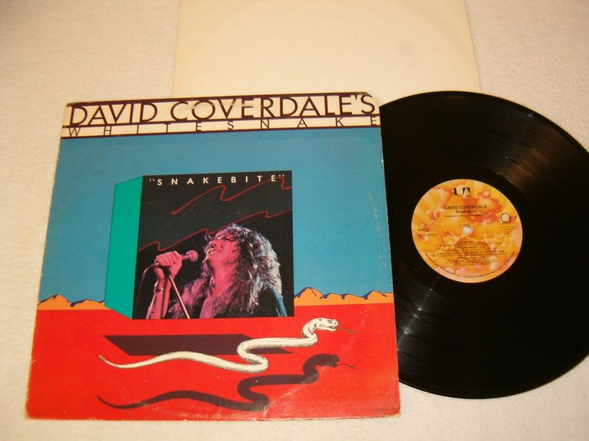 David Coverdale Snakebite 1978 Metal/Rock LP, VG, Whitesnake  