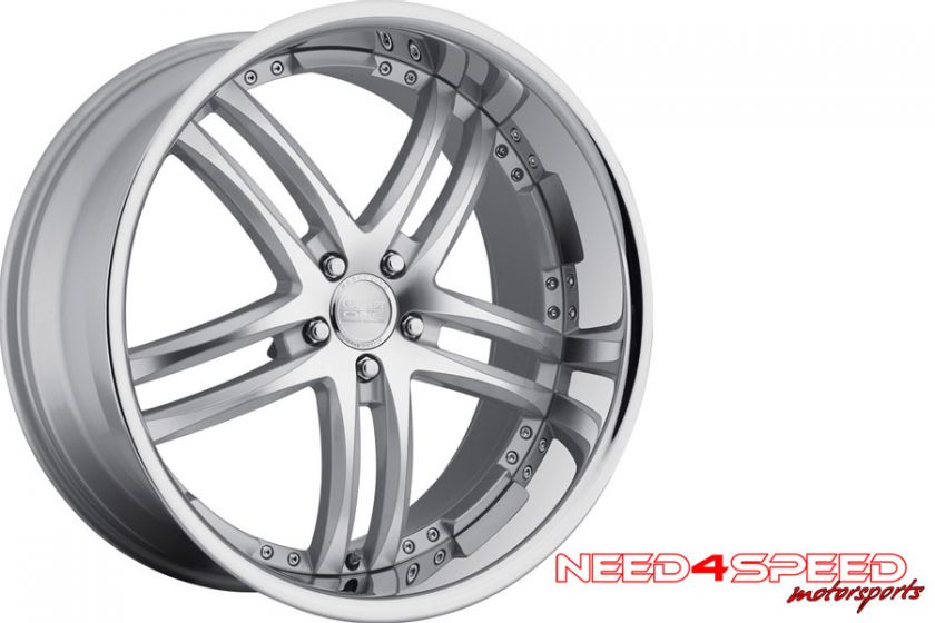 20 BMW E60 M5 CONCEPT ONE RS55 SILVER WHEELS RIMS  