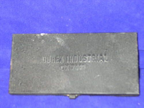 Vintage Metal Durex Industrial Wrench Box S1856  