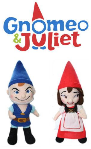 Gnomeo and Juliet 12 Plush Toy 2pc/Set US Sell  