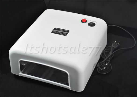 36W UV GEL Nail Curing Lamp Dryer 9W Tube Bulb Light White 100 127V 