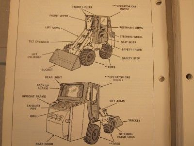 BOBCAT 1600 Articulated Loader SERVICE MANUAL  