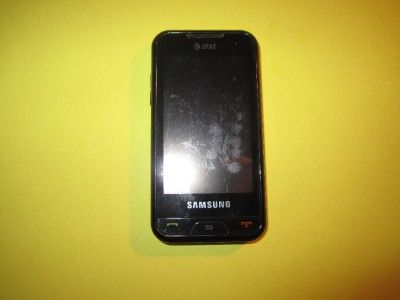 SAMSUNG ETERNITY Black SGH A867 A867 AT&T Touch Screen Cell Phone Used 