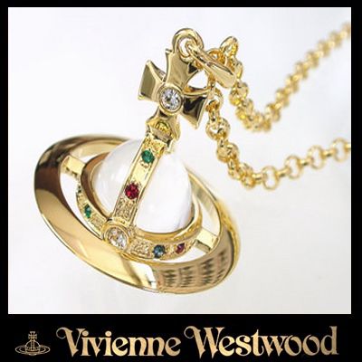 Vivienne Westwood SMALL ORB PENDANT Necklace Gold  