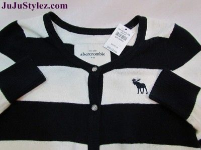 New Kids Abercrombie Girls Cardigan Size Medium  