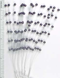 36 Black Straight Pearl Sprays Wedding Decorations  