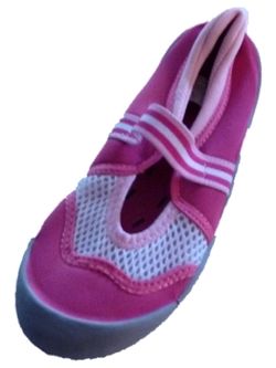 girls PINK AQUA SOCKS water shoes BEACH 12 FREE SHIP  