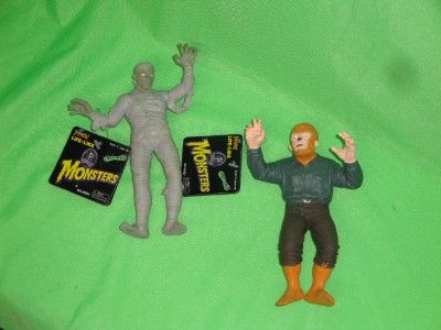   phantom hunchback glow in dark blob book stretch wolfman mummy lot