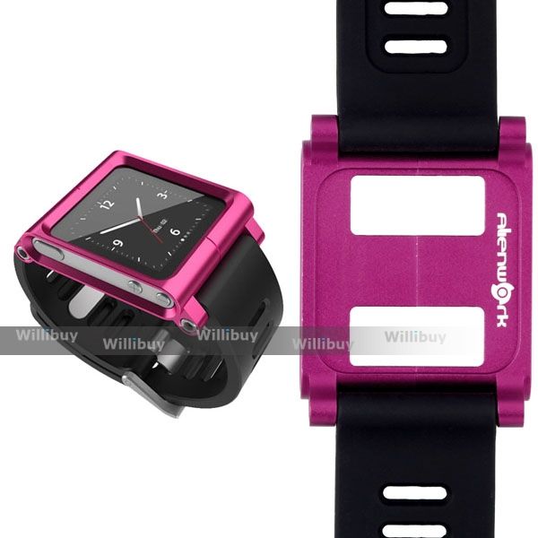 Multi Touch Wristwatch/Watch Kits for iPod Nano 6 High Tech Aluminum 