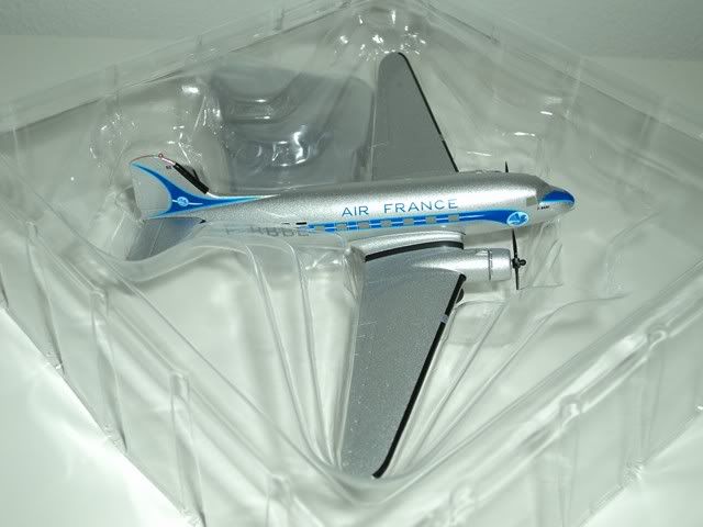 Douglas DC 3 Air France   KLM Netherlands Diecast Scale Hogan Model 1 