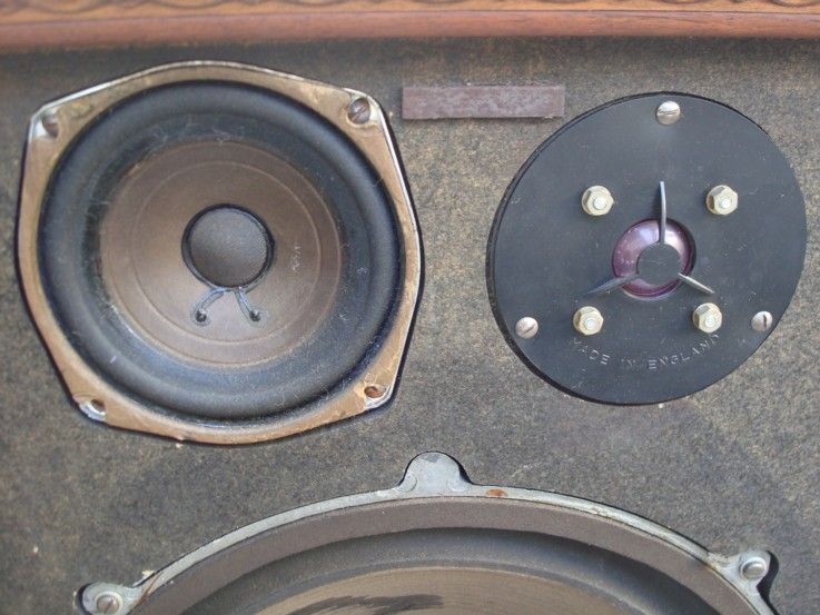 VINTAGE WHARFEDALE W70E SPEAKERS IN BEAUTIFUL CABINETS  