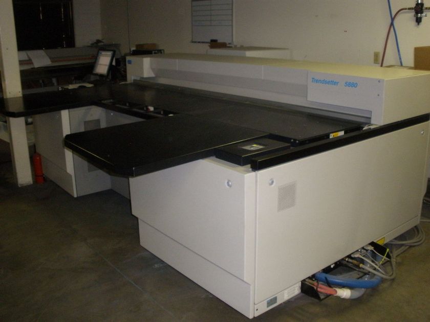 CREO TRENDSETTER 5880 VLF CTP with Print Console 1999 unit  