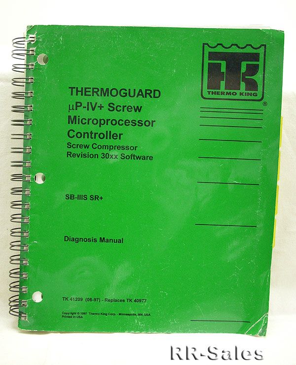 Manual termo de la diagnosis de tornillo de rey Thermoguard uP IV+