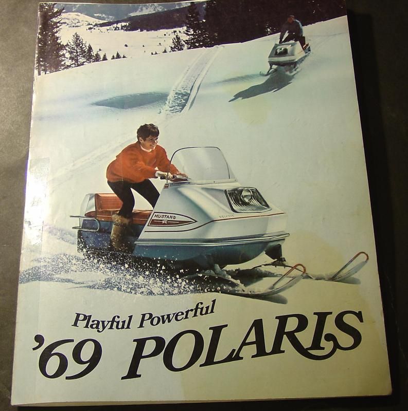 VINTAGE 1969 POLARIS SNOWMOBILE SALES BROCHURE  