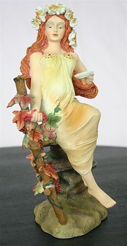 ALPHONSE MUCHA Autumn Statue Figurine Sculpture Art  