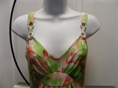 BEAUTIFUL ALYN PAIGE DRESS SLEEVELESS GREEN, RED, PINK, FULL LENGTH SZ 