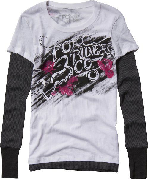 NEW FOX TERRAIN 2FER TEE WHITE M  