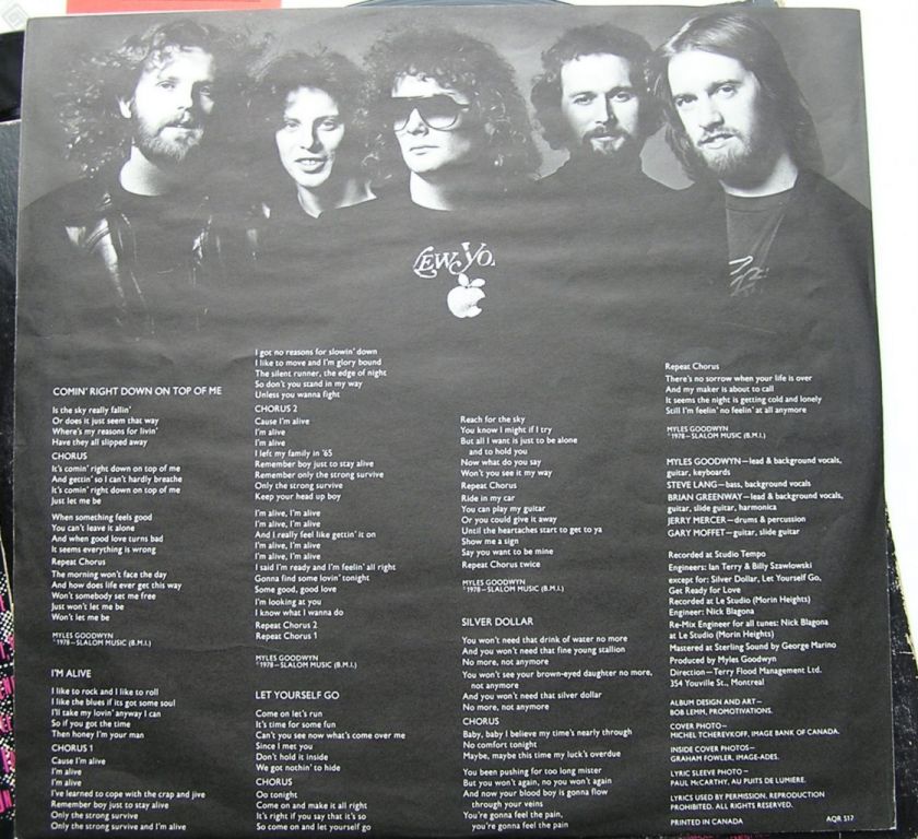 APRIL WINE 6 LP COLLECTION AQUARIUS RECORDS CANADA 70S  