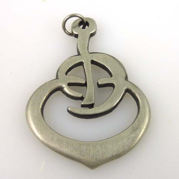 Vintage Sweden Pendant Rune Tennesmed Metal Symbol GREAT  