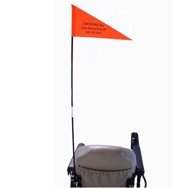 Diestco Folding Safety Flag for Mobility Scooters f1100  