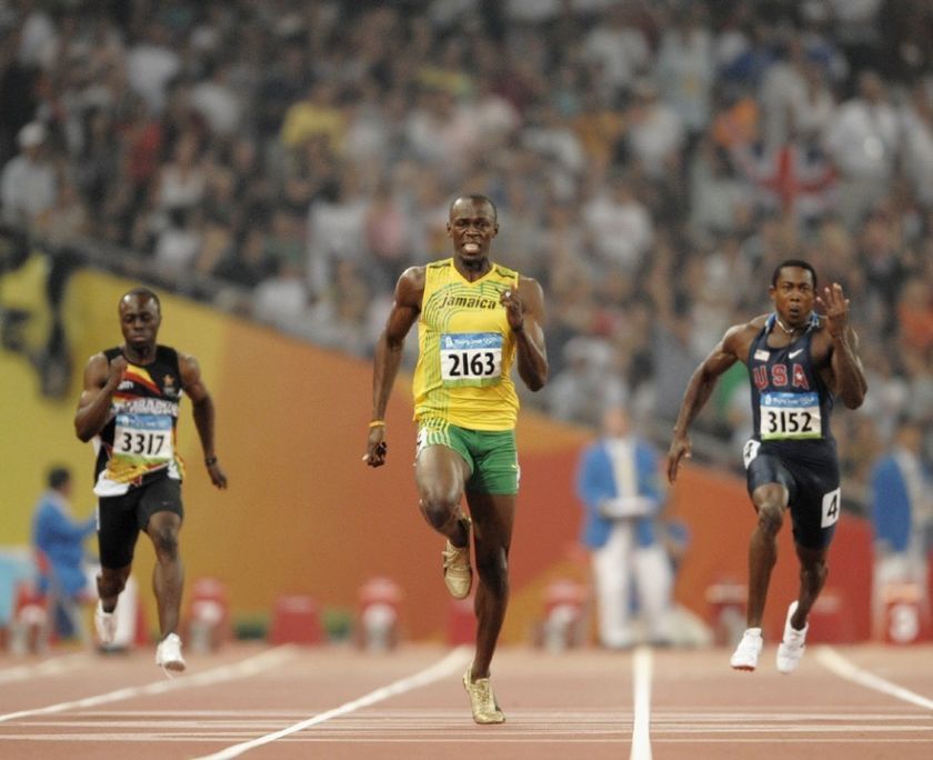 Usain Bolt 18X24 Poster Olympic Runner #07  