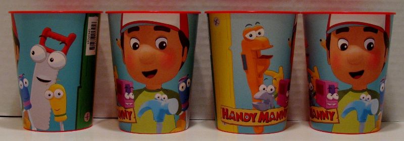 Handy Manny Birthday Party Favors 4 Plastic 16 oz Cups  