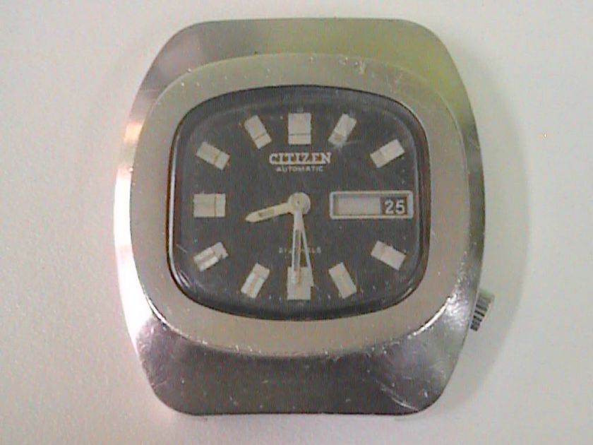 ESTUCHE CROMADO FUNCIONAMIENTO ANTIGUO DE 6501 CITIZEN DE RELOJ