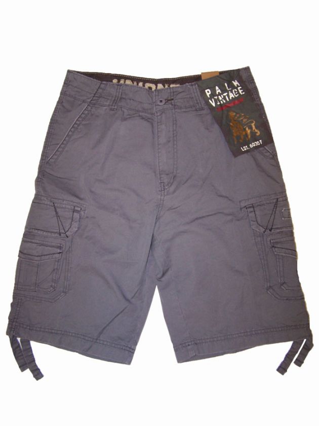 UnionBay Mens Palm Cargo Shorts Y18VS36 Satellite*  