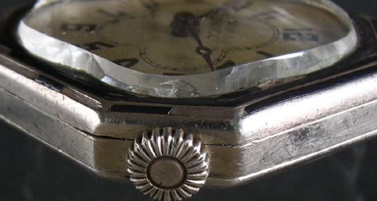 VINTAGE UNICORN BY ROLEX SILVER SWISS WATCH FOR RESTORE  