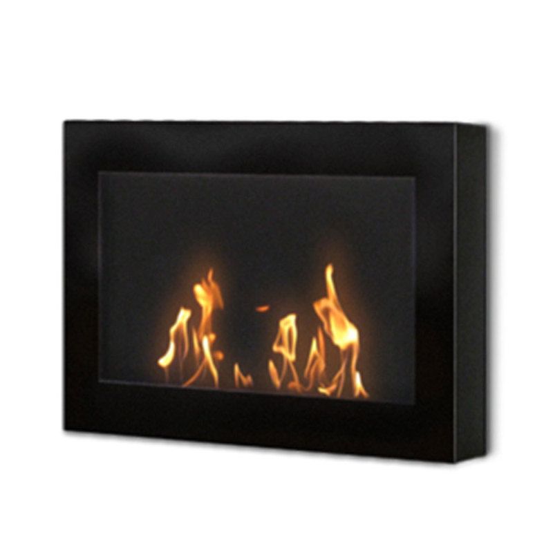 Anywhere Fireplace SoHo Black Wall Mount Fire Place  