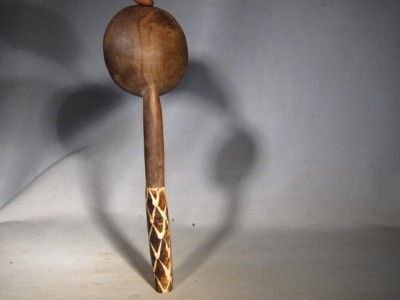 Africa_Congo Luba wooden spoon #9 tribal african art  