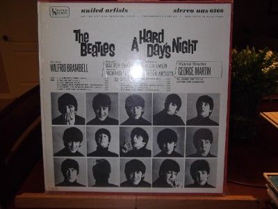   Hard Days Night LP United Artists UAS 6366 Shrink NM Canadian  