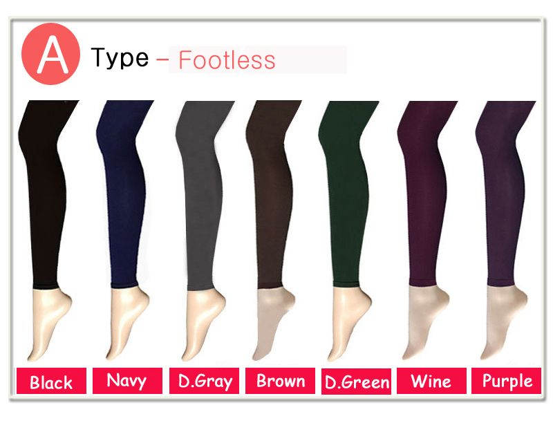 Winter Women Leggings Tights Fleece Warm Opaque Pants  