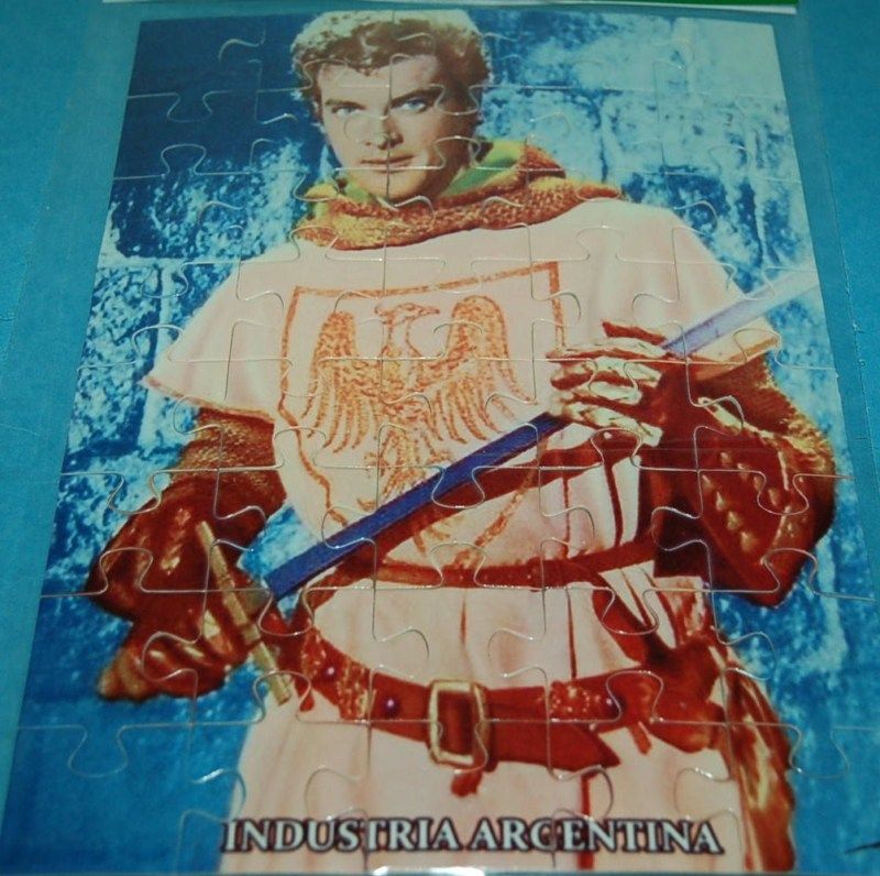 IVANHOE ROGER MOORE TV SERIE PUZZLE ARGENTINA EXCELLENT  