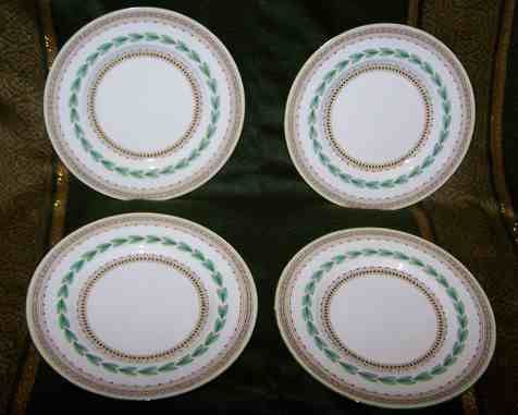 Minton China ASHBOURNE 3   BREAD DESSERT PLATES 6 1/4  