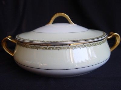 Athena by Thun Yellow Key Round Covered Vegetable Bowl  