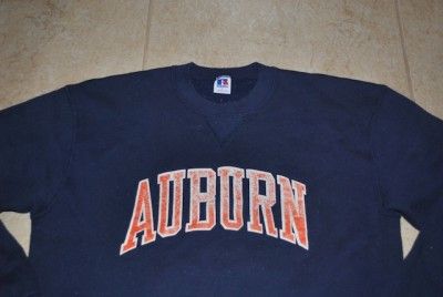 AUBURN TIGERS VTG RUSSELL ATHLETIC SWEATSHIRT FOOTBALL  