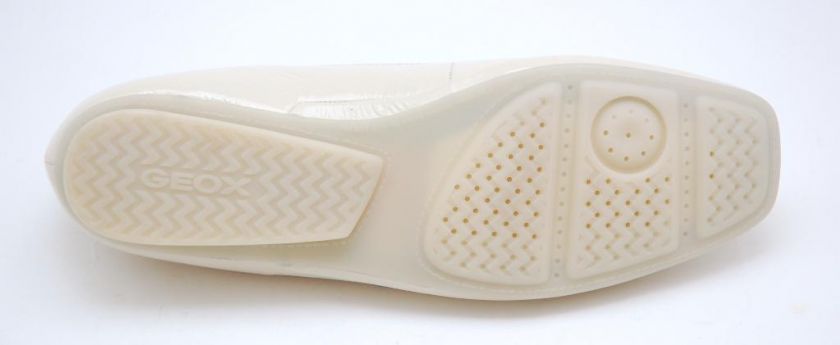 NEW GEOX WOMENS D STEFANY LOAFER MOC FLAT ~IVORY 10/40  