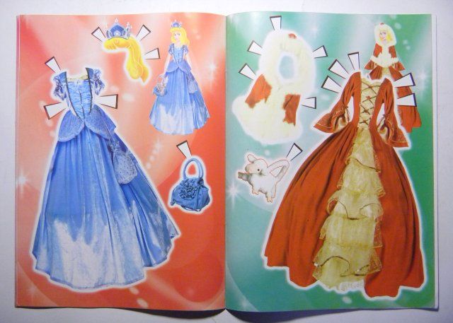 PAPER DOLL AURORA DISNEY NEW  