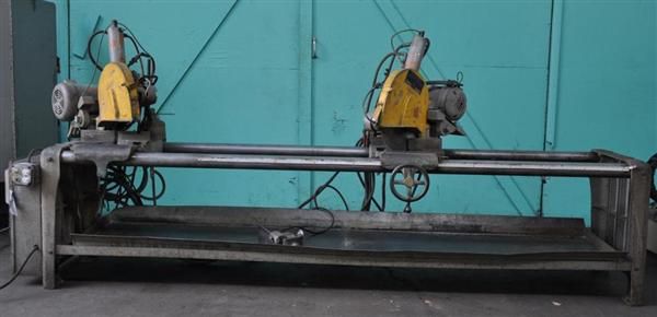 SAMPSON SEMI AUTOMATIC DOUBLE MITER NON FERROUS SAW  