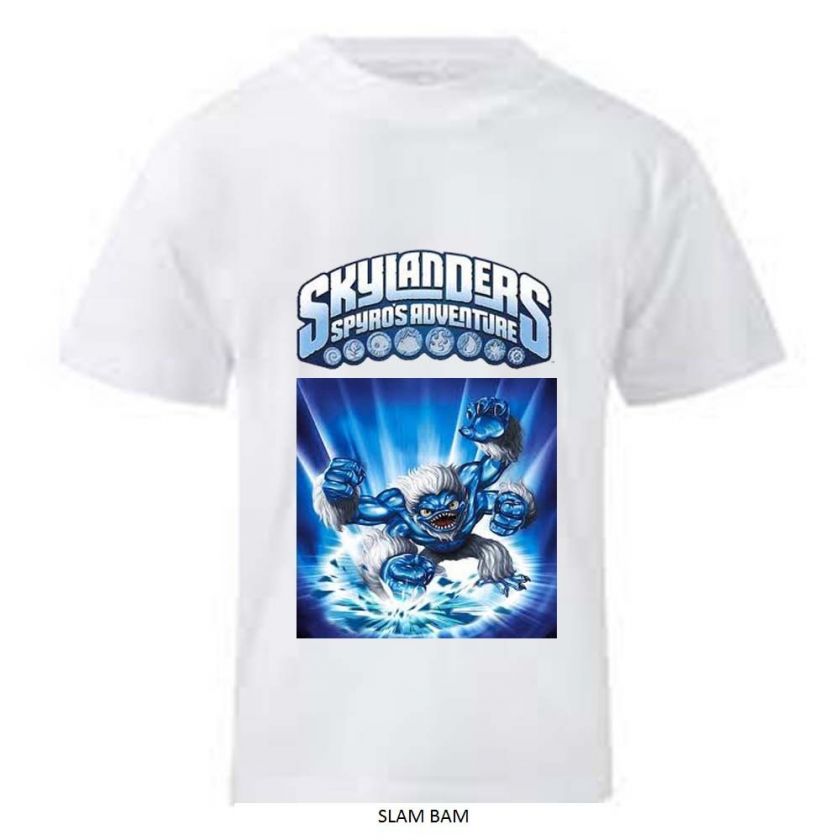 Skylanders Spiro`s Adventure, Spiro & Gang Single Character T Shirt 