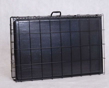   Folding Wire Pet Cat Dog Crate Cage Kennel W/ Free Divider  