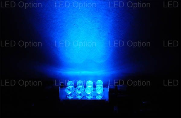 Blue 1.72 42mm 8 LED 578 211 2 212 2 214 2 LED Bulbs  