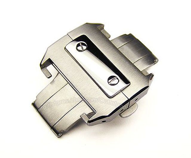 Deployment Clasp Buckle Fits Cartier Santos 100 Leather  