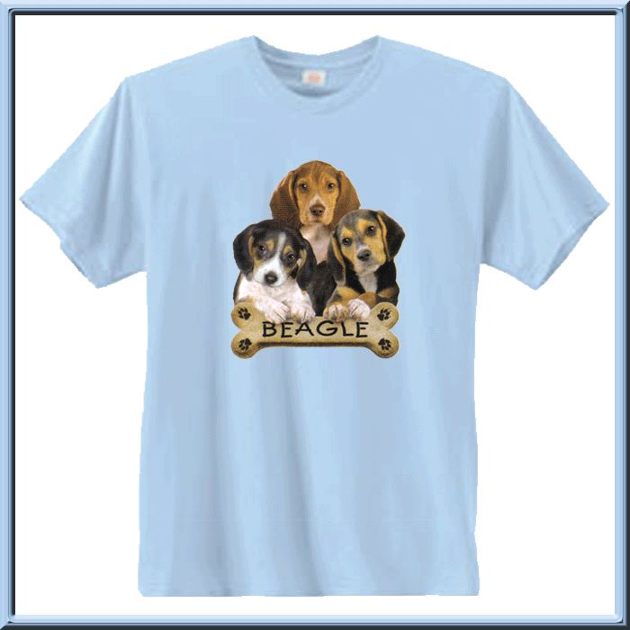 Beagle Puppies With Bone Dog Breed Shirt S 3X,4X,5X  