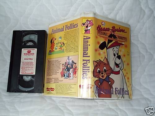 HANNA BARBERA PERSONAL FAVORITES VHS OOP ANIMAL FOLLIES  