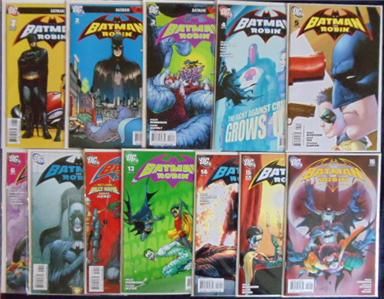 BATMAN AND ROBIN #1 2 3 4 5 6 7 10 13 14 15 16 LOT MORRISON JOKER DR 