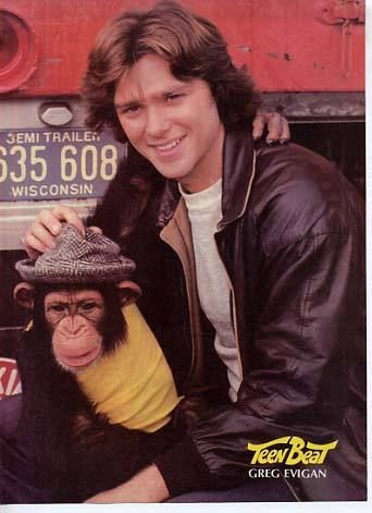 GREG EVIGAN MINI POSTER Clipping Pin Up BJ & THE BEAR 1979  