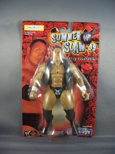 Rock Summer Slam 99 Exclusive Wrestling Figure WWF  