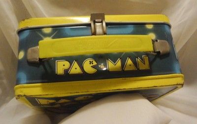 Up for sale is a 1980 ALADDIN PAC MAN METAL LUNCHBOX W/THERMOS 